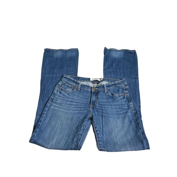 Abercrombie & Fitch Jeans Womens 4R‎ Blue Madison Flare Stretch 32" - Picture 1 of 5
